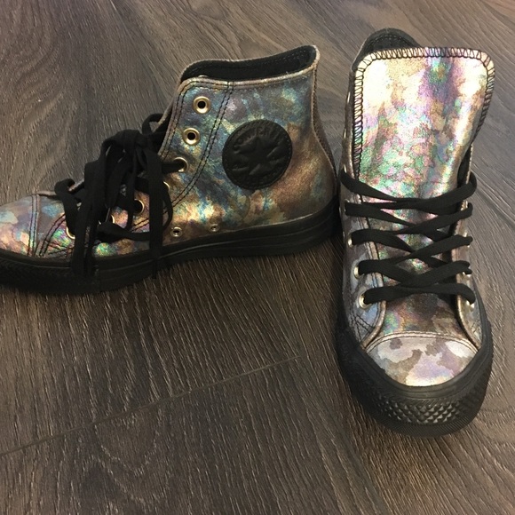 holographic converse high tops